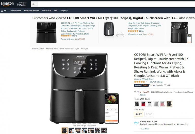 Zero day in friggitrice smart ad aria consente di cuocere troppo i cibi e bruciarsi le mani