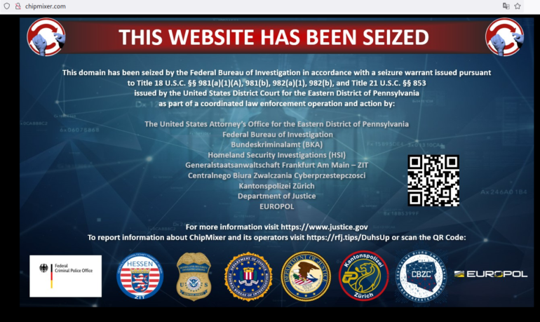 ChipMixer è stato chiuso da Europol e la collaborazione di ProtonMail, Google, PayPal