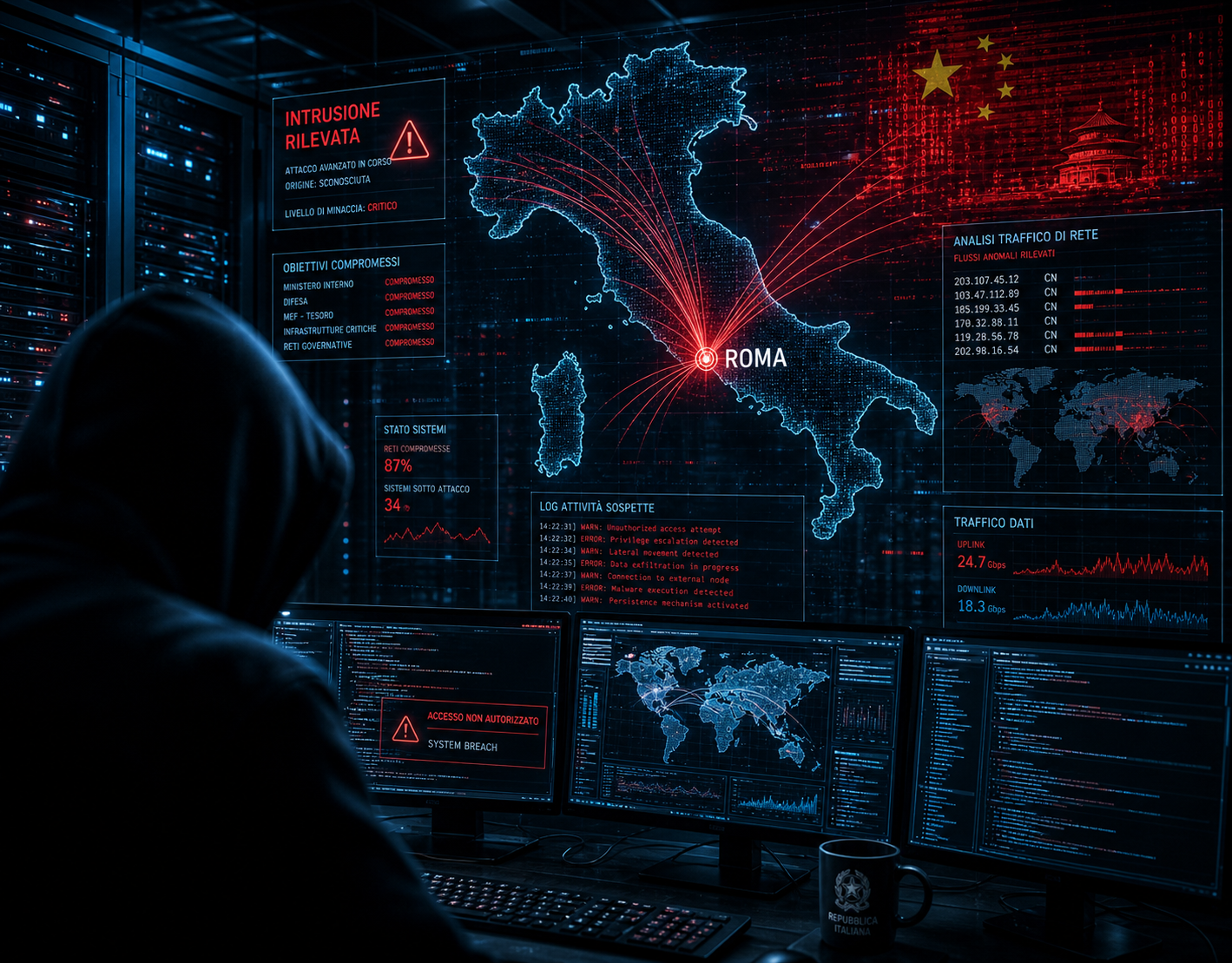 Salt Typhoon nella PA italiana: Sistemi Informativi di IBM violata per due settimane, il cyberspionaggio cinese entra nella supply chain dello Stato