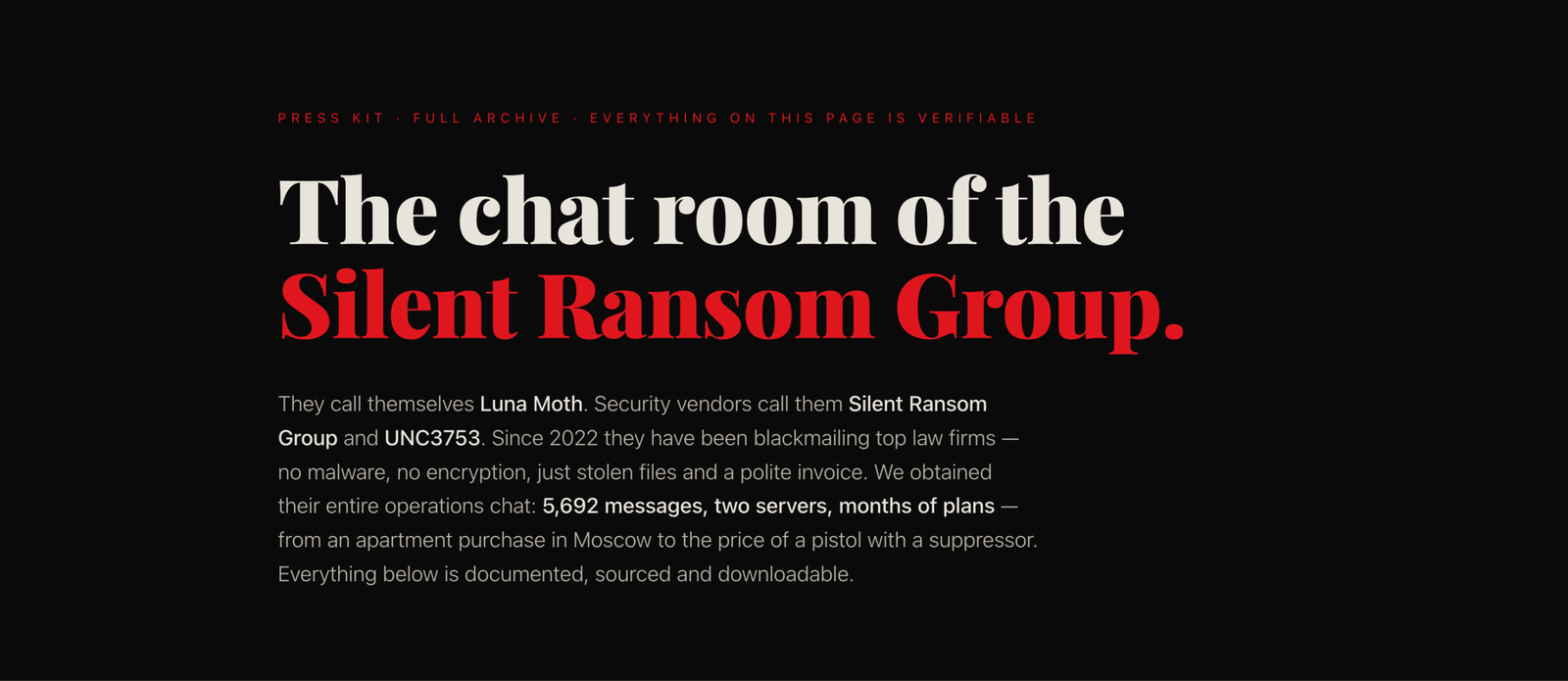 Silent Ransom Group: il leak interno racconta un’estorsione da 207 milioni di dollari senza cifrare i file
