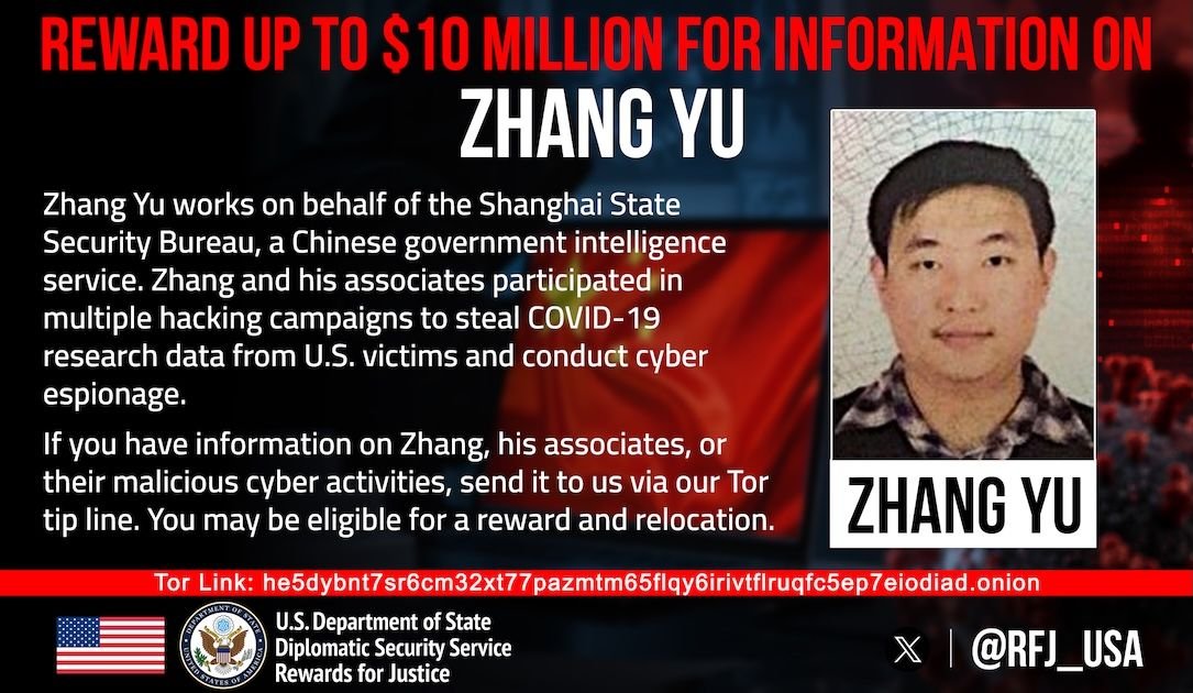 Taglia da 10 milioni su Zhang Yu: vediamo Shanghai Firetech, il contractor cinese dietro HAFNIUM